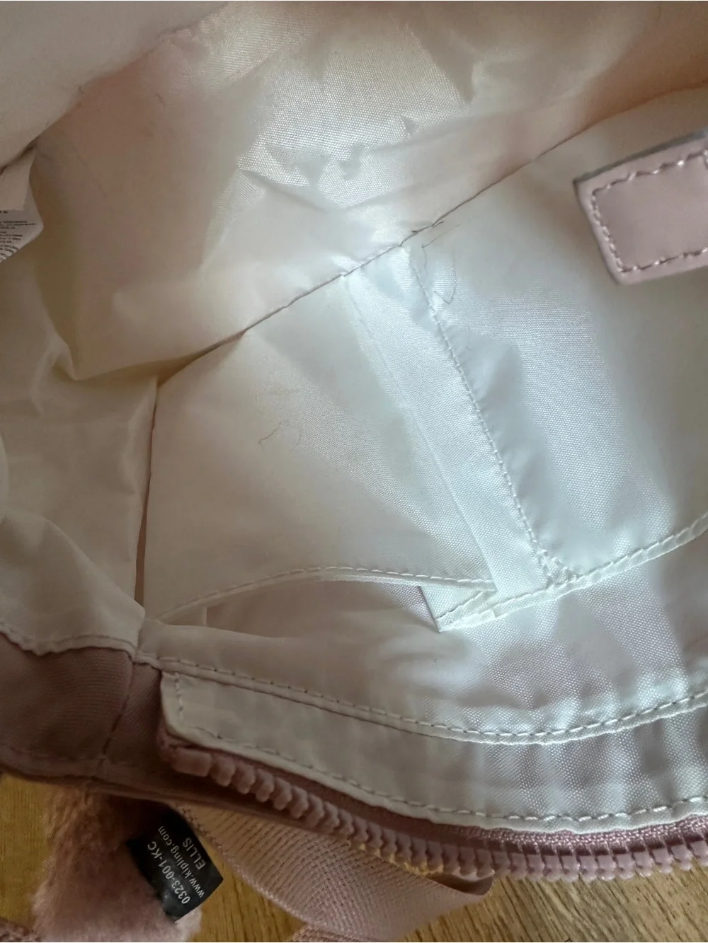 Kipling Sabian Blush Pink Crossbody Bag with Charm